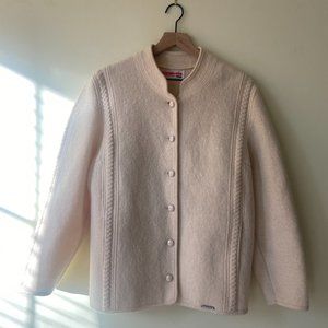 Giesswein Boiled Wool 6-Button Coat Sweater Size EU 42 Size US Large